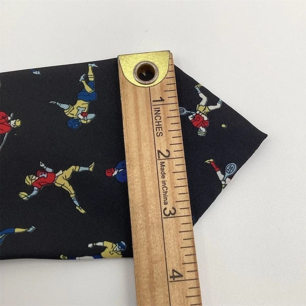 Neckwear Silk Tie‎ Multicolor Sports Design Men